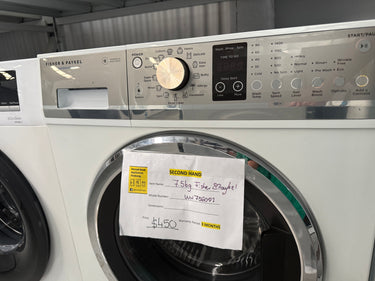 Second hand Fisher & Paykel 7.5kg WashSmart Front Load Washing Machine WH7560P2 - Second Hand Appliances Geebung